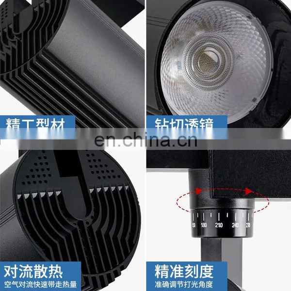 New LED Track Light 30W 40W Led Spotlight For Clothing Store Surface Mounted Ceiling Downlight photo-4