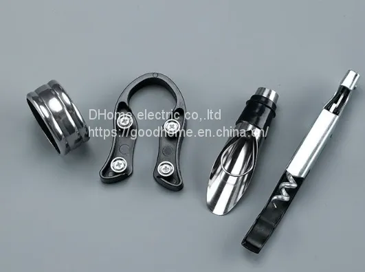 Red wine Pouring utensil Seahorse Knife Wine Ring Cutting Paper Knife Wine set four-piece wine set Red wine set（Wechat:13510231336）