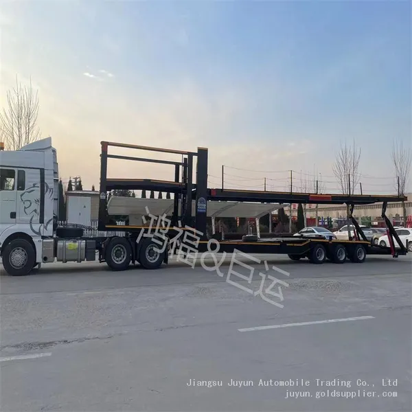 Export Semi-trailer Prices to Russia Trailer Vehicle Transport Semi-trailer photo-5