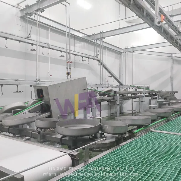 Goat Slaughter Machine Offal Synchronous Quarantine Conveyor For Sheep Slaughterhouse