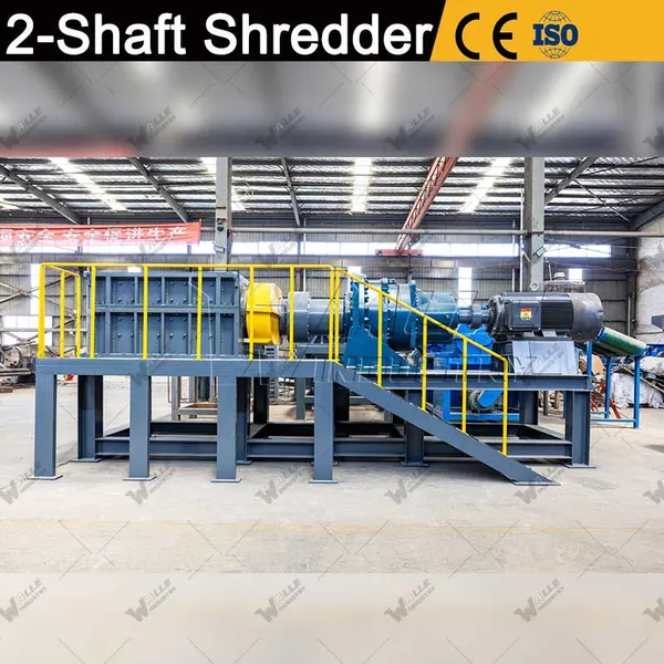 Ecofriendly Zinc Plates Shredder Scrap Steel Rack Crusher Metal Shredding Machine