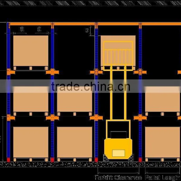 Warehouse Drive-in Rack/Storage Penetrable Rack photo-3