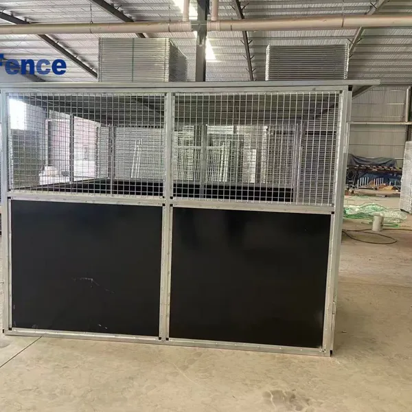 New Outdoor Horse Stables With Roof Shelter Economical Dressage Equipment for Horse Boarding at Farm or Equestrian Club