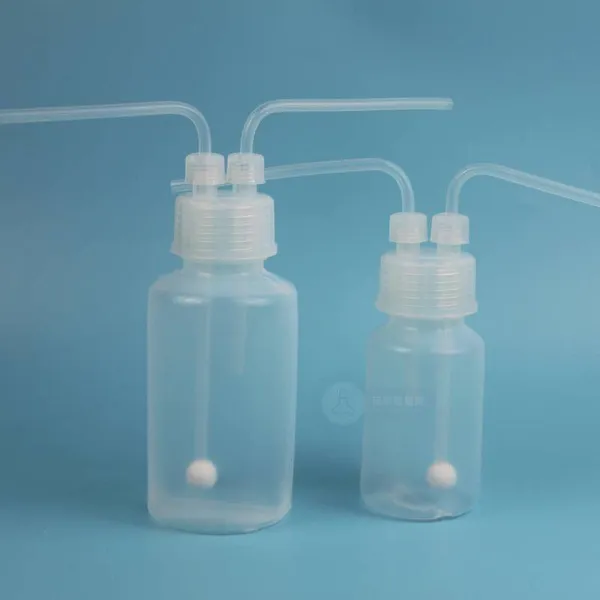 Polytetrafluoroethylene Pfa Gas Washing Bottle, Acid and Alkali Resistant, High Temperature Resistant, Customizable 500ml Gas Absorption Bottle photo-2
