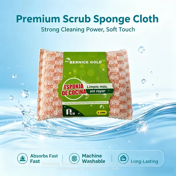 Premium Kitchen Cleaning Sponges Colorful Non-Scratch Dish Sponges With Long Lifespan photo-2
