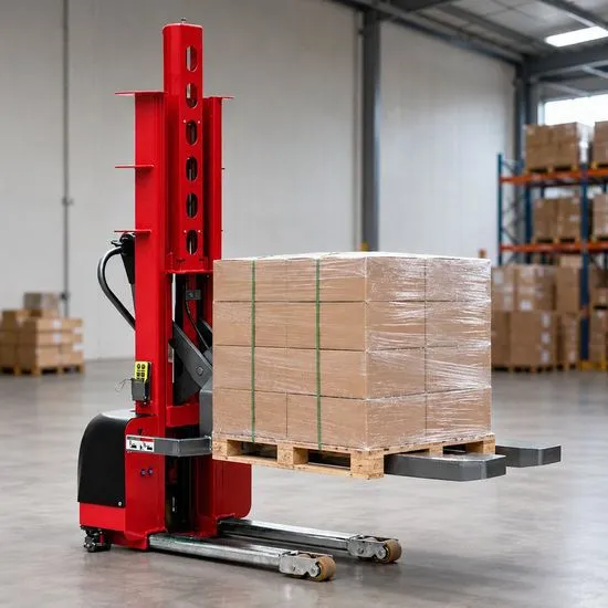 【500kg 700kg 1000kg 1300kg 1500kg Selbstladender Elektro-Stapler, tragbarer Selbsthubstapler für LKW-Beladung】

