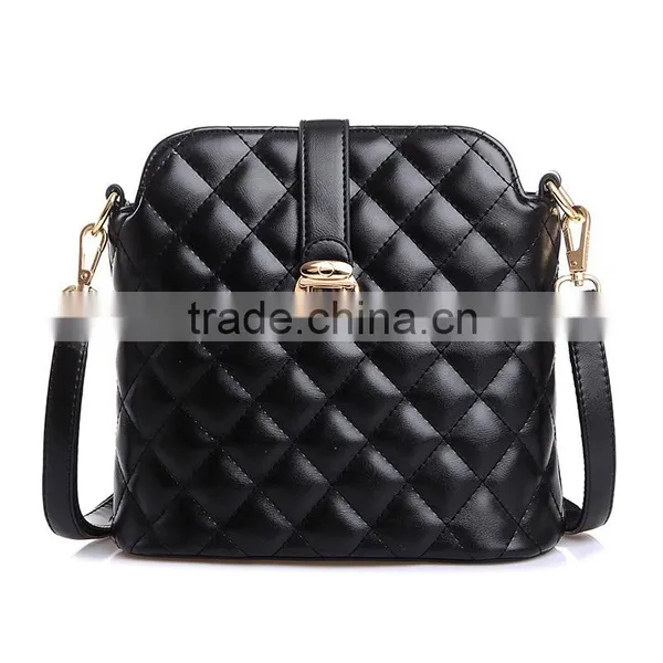 PU Leather Fashion Female Bag Embroidered Bags Across Body Leather Shoulder Bag