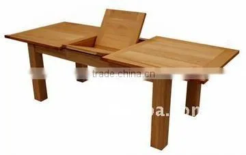 DT-4006-1 Solid Oak Furniture Extension Dining Table Quality Choice