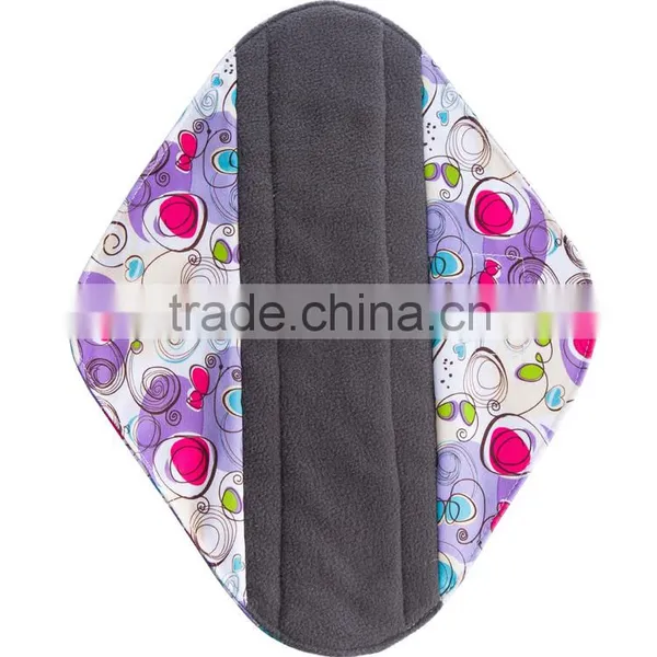 2016 Washable Reusable Cloth Menstrual Pad Made in China