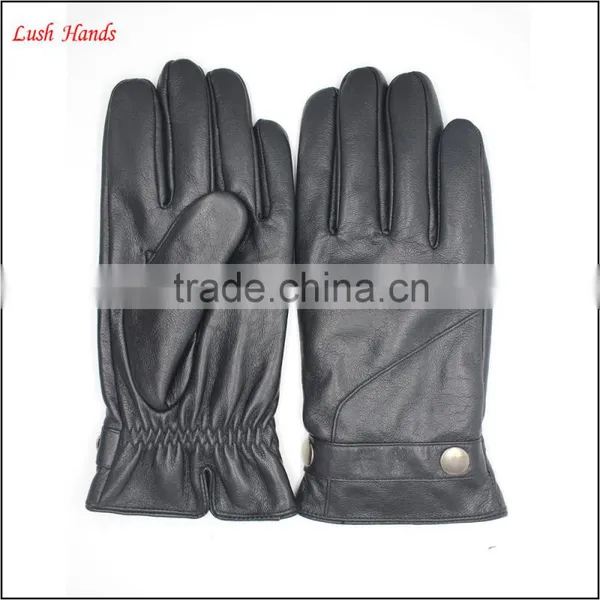 Boys Fashion Dress Gloves With Genuine Leather Belts