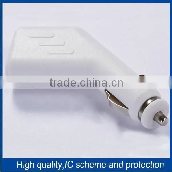 Hot Selling Gun Style 5v 1.0A USB Car Charger Cigarette Lighter Adapter With Micro and Mini Spiral Data Cable by Jin Huibo