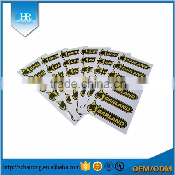 High Quality Customized Printing Strong Self Adhesive Composite Paper Tyre Label Sticker photo-3
