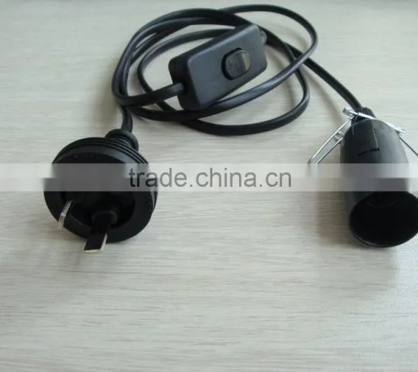 SAA Standard Power Cord With Inline Switch for Lamp of Australia/New Zealand