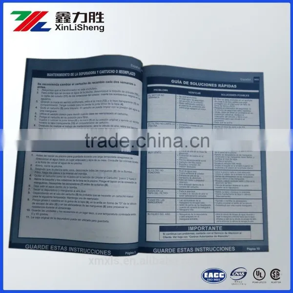 Cheapest Simple Custom Printed Quickly Guide Paper Booklets / Easy Set Up Booklet / Brochure / Printing Factory photo-2