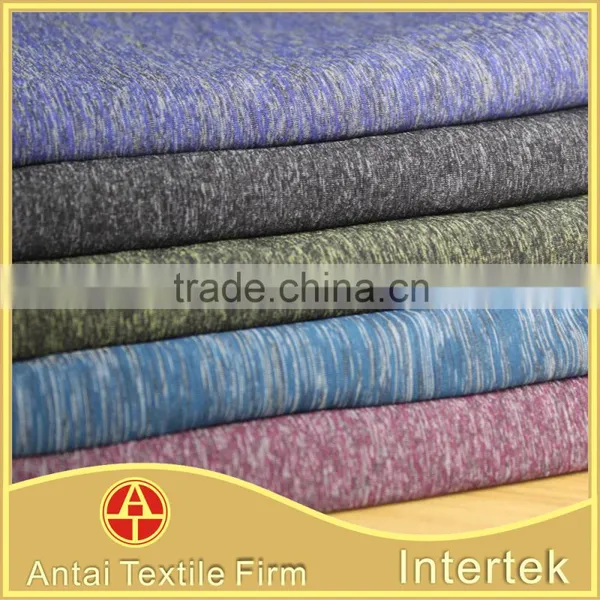 Make-to-order Type Yarn Dye Cationic Polyester Nylon Blend Spandex for Sports Tops photo-4