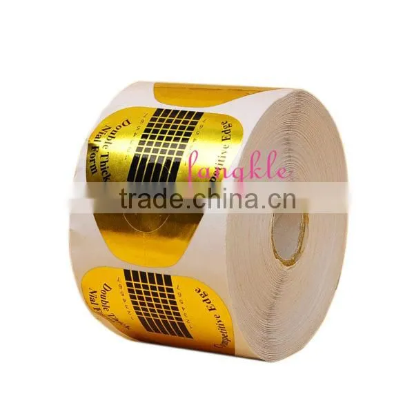 Good Quality Nail Art Tools Golden Hot Selling Nail Form Toe Shape photo-2