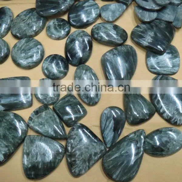 AAA Grade SERAPHINITE Gemstone Cabochons photo-2