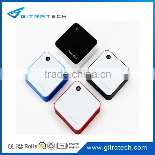 Promotional Aluminum LED Light Box Power Bank 6000mAh photo-2