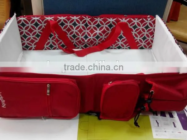 2 in 1 Baby Infant Travel Mommy Child Beds With Foldable Storage,double Bed Set With Storage Quality Choice Most Popular photo-3