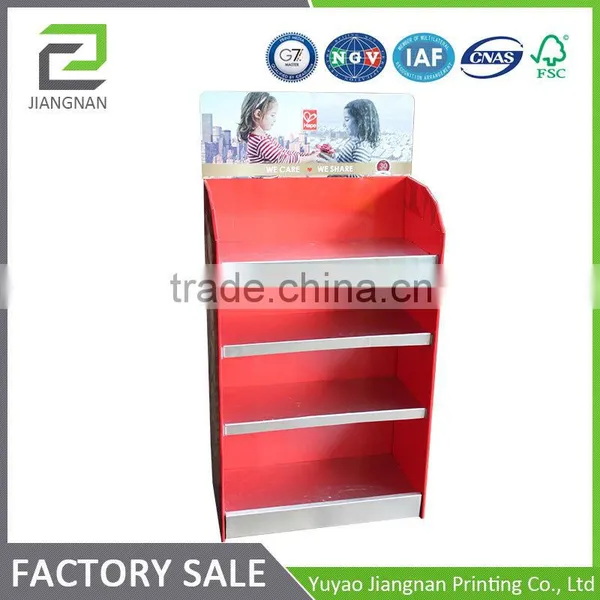 Cardboard Display Box/Corrugated Floor Display Stand/Rack Supplier's Choice