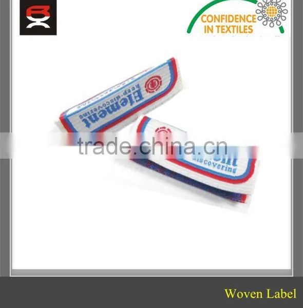 Customized High Density Clothing Woven Label, Ultrosonic Edge Label photo-6