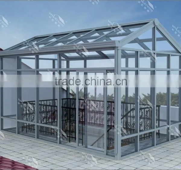 3.0mm Outdoor Aluminum Summer Sunroom With Tempered Glass photo-2