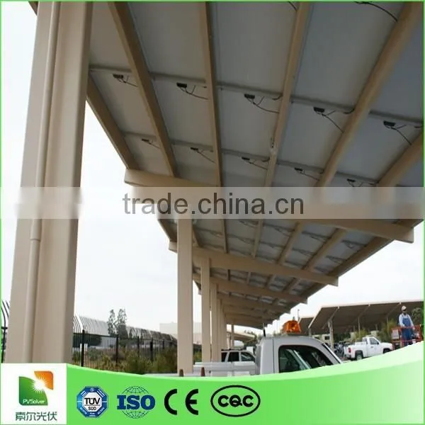 Waterproof Carport Set of the Solar Aluminum Structural Solar Carport System