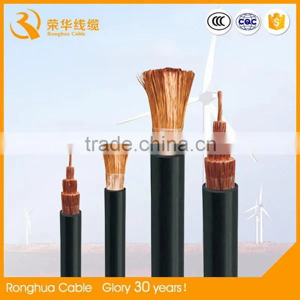 Low Voltage Industrial Red Copper Wire Conductor Rubber Insulation Weld Cable photo-6