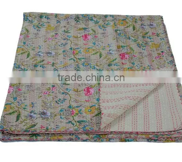 Check Out~Our Lovely Collection of Paradise Kantha Quilts Throws Rugs Bedspreads Pillows & Cushions~Source Directly From Factory