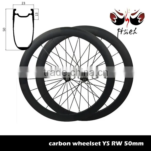 700C 50mm Carbon Lightweight Wheels Clincher, Tubeless Carbon Lightweight Wheels Road Bike Wheels photo-5