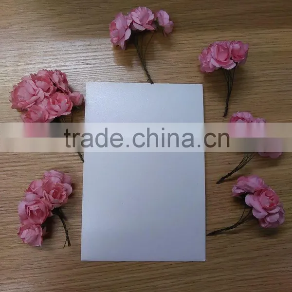 2016 Newmengxing Pearl White Color Wedding Invitation Laser Cutting photo-6