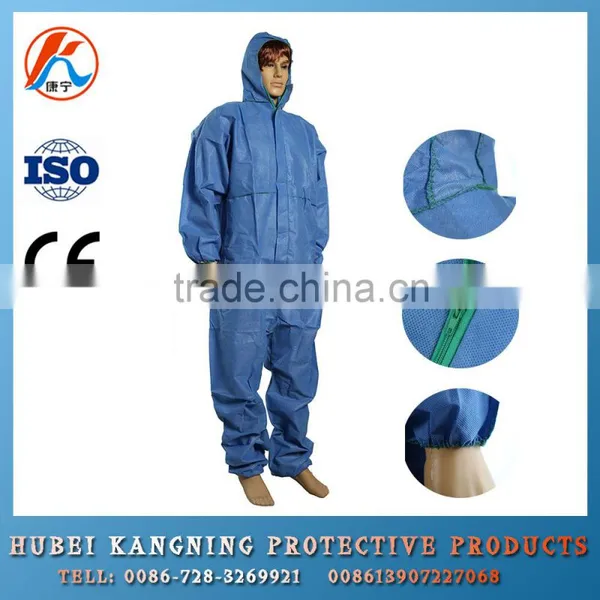 Non-woven Disposable Medical Non Woven Coverall With Hood