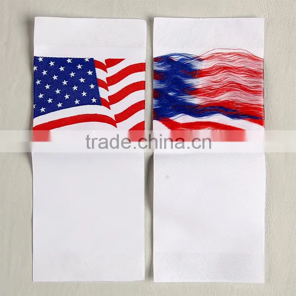Flag Main Label With Center Folded for Army Shirt photo-3