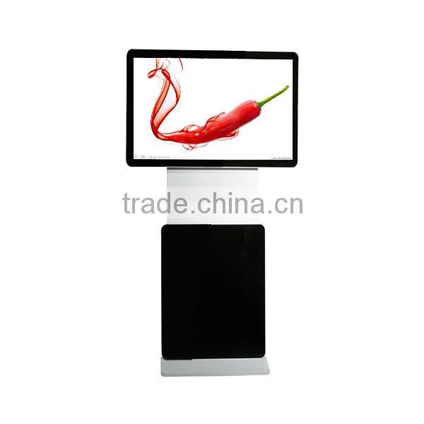 42 Inch Rotating Advertising Kiosk Touch Screen LCD Ad Player