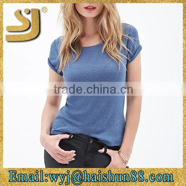 Reasonable Price Top Quality Brand Women Fashion T-shirt photo-2