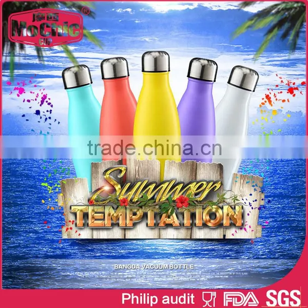 Mochic Hot Sell Fashion 500ml SS 304 Stainless Steel Vacuum Thermos Coca Flask