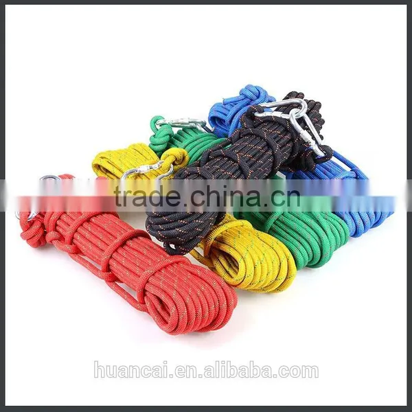 Clibming Gear 14mm Static Ropes 3300KG Mountain Climbing Ropes Rescue Ropes Ice Climbing Tree