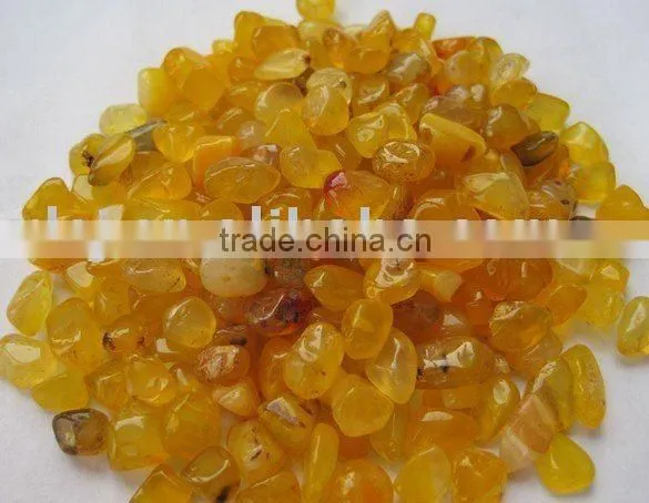 Medium Yellow Agate Tumbled Stone