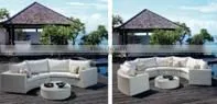 Poly Rattan Sofa Set