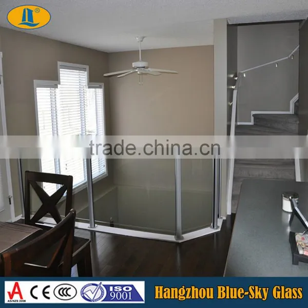 Toughened Glass for Interior Railing Stairs