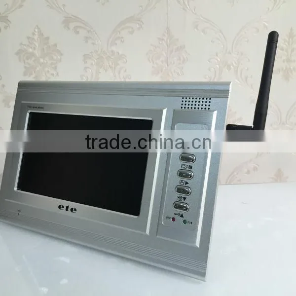 Hot Selling 7 Inch Color Video Door Phone, Wireless Door Phone Video Intercom Unlock photo-3