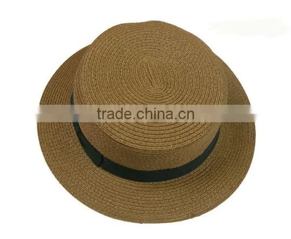 Custom Promotional Straw Boater Hat photo-2