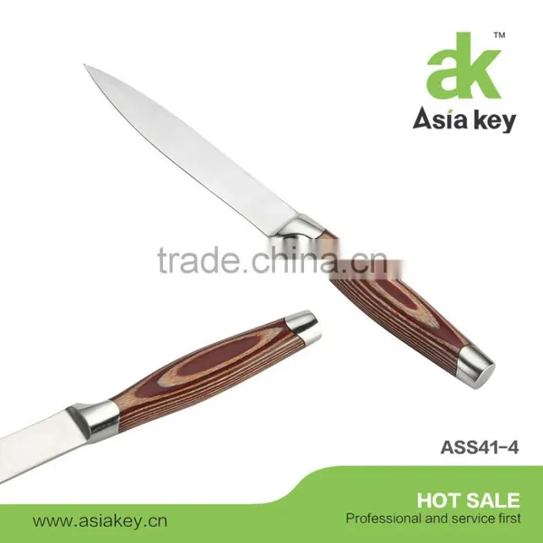 Sharp Blade Knife Set for Kitchen Wooden Handle Acrylic Block photo-4