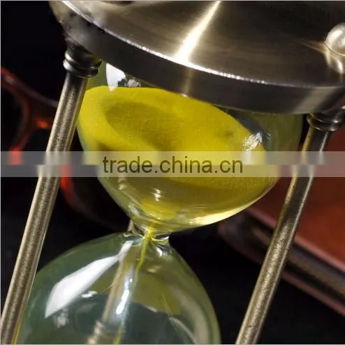 Decorative 15/30 Minutes Colorful Metal Sand Timer Hourglass Creative Art Craft Hour Glass Quality Choice photo-2