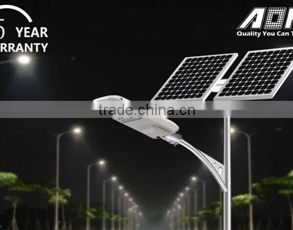 5years Warranty MW Driver IP65 120W Solar Power LED Street Light photo-4