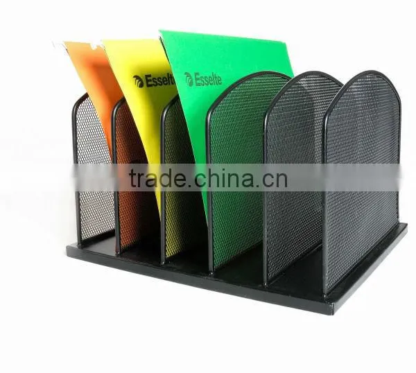 metal mesh power coated school six upright section file furniture