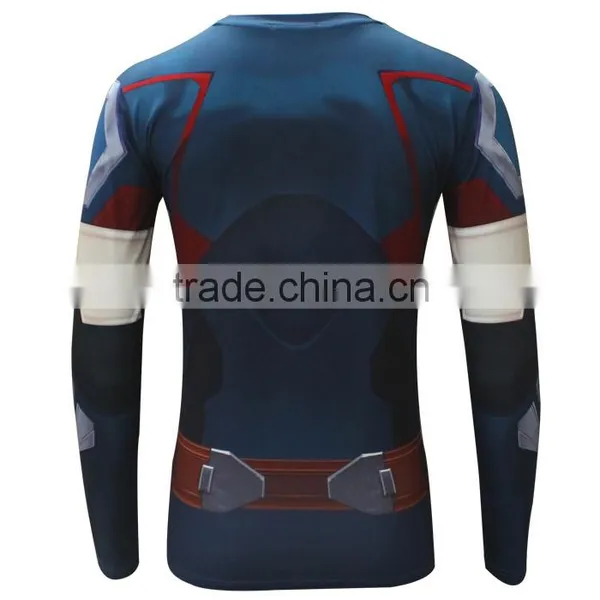 2016 New Latest Shirt Designs for Men's t Shirt Compression Sports Printing T-shirt Custom t Shirt Print Quality Choice photo-6