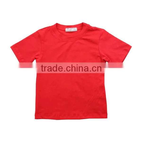 Kaiyo New Design Custom T-shirt Boutique Simple Pure Color Round Collar Short Sleeve Baby T-shirt OEM Factory Direct Sale Kids photo-6