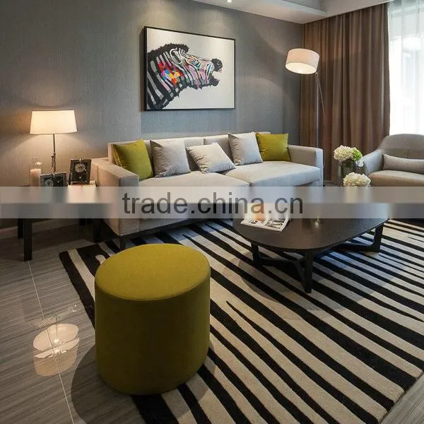 Cut Pile Wool Hand Tufted Carpet With Carved Pattern, Shenzhen Carpets photo-4