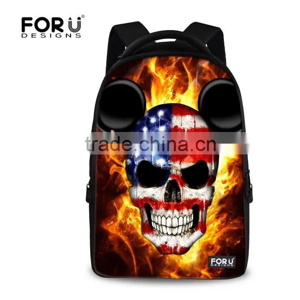 Novelty Skull Backpack,backpack School Bag,color Life Backpack photo-5
